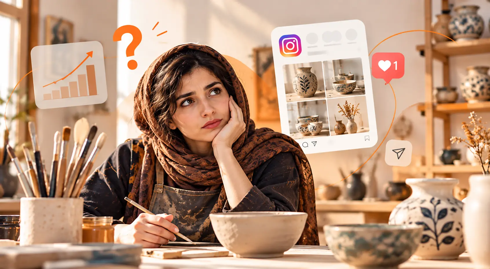 چرا پیج هنری من رشد نمی‌کنه؟